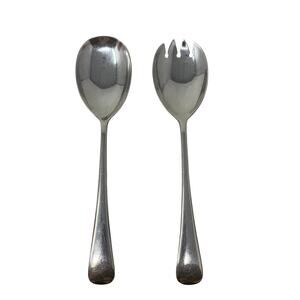 Cheltenham And Company Sheffield England Silver Plated Serving Spoon Fork Set